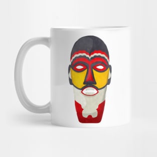 Watercolor tribal mask Mug